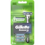 Датчик 3 H+6 Чувствительный, Gillette - фото