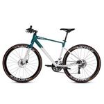 Туристический уличный велосипед Gtix Delta, размер М, белый - фото 2