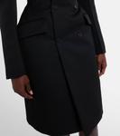 Мини-платье из крепа Wardrobe.NYC, Black - фото 5