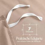 Комплект постельного белья Utopia Bedding, 3 предмета, 200x200/50x75 см, бежевый - фото 6