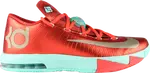 Кроссовки Nike KD 6 'Christmas', красный - фото 2