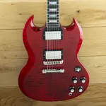 Gibson Custom M2M SG Custom с фигурной верхней декой, Red Tiger CS302653 - фото 2