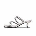 SHOEMAKER QUEEN Женские слайдеры белые, цвет White - фото 3