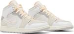 Кроссовки Air Jordan 1 Mid SE Craft GS Inside Out, белый - фото 8