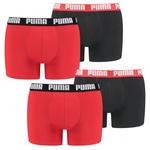 Боксеры Puma Boxershorts PUMA BASIC BOXER 4P, цвет 786 - Red / Black - фото