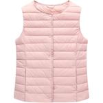 Жилет Chickle Collarless Lightweight Quilted Zip Women's, розовый - фото