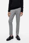 Брюки H&M Skinny Fit Suit, серый - фото 6
