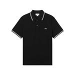 Поло с отделкой LACOSTE, синий - фото 5