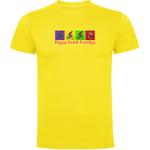 Футболка Kruskis Happy Pedal Dancing, желтый - фото