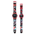 Унисекс черные часы SZS38 SWATCH - фото 2