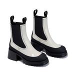 Ботинки Челси на каблуке 6 см женские BELLALILY, экрю - фото 5