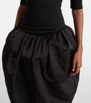 Мидди-платье с водолазкой Magda Butrym, Black - фото 5