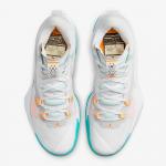 Кроссовки Nike Air Jordan Zion 1, белый/бирюзовый - фото 4