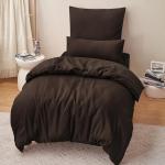 Комплект постельного белья RUIKASI, 2 предмета, 155х220/80x80, коричневый - фото 4