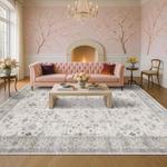 Ковёр Hazo Haus для гостиной, 305х427 см, светло-серый - фото