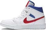 Кроссовки Wmns Air Jordan 1 Mid USA, белый - фото 3