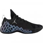 Кроссовки Nike Air Jordan Jumpman Diamond Low PF Black Metallic Silver, черный/фиолетовый - фото