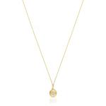 Колье с подвеской Tous Iris Motif, золото/бриллианты - фото