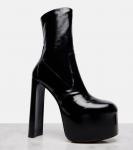 Кожаные ботильоны на платформе Billy 95 Saint Laurent, Noir - фото 5