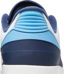 Кроссовки Air Jordan 2 Retro Low Midnight Navy, белый - фото 7