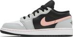 Кроссовки Air Jordan 1 Low GS Grey Fog Bleached Coral, черный - фото 3