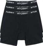 Боксеры Stussy Boxer Briefs (3 Pack) 'Black', черный - фото