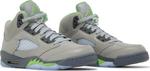 Кроссовки Air Jordan 5 Retro GS Green Bean 2022, серый - фото 8