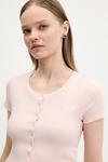 Футболка Guess Jeans, розовый - фото 4