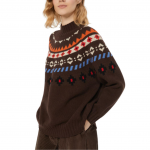 Свитер Max Mara Hardy для выходных Weekend Maxmara, коричневый - фото 6