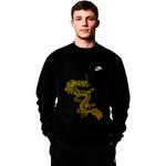 Унисекс худи Nike черное - фото 6