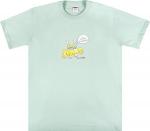 Футболка Supreme x Daniel Johnston Frog Tee 'Light Teal', бирюзовый - фото
