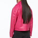 Куртка H&M With A Fluffy Collar, розовый - фото 6