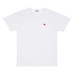 Футболка Comme des Garçons PLAY Mini Heart T-Shirt 'White', белый - фото 2