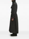 Двубортный тренчкот с поясом VETEMENTS, черный - фото 2