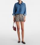 Балетки Alba из кожи Staud, Espresso - фото 3