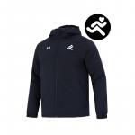 Термокуртка-пуховик с капюшоном, унисекс Under Armour, черный - фото 3