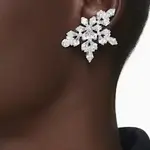 Серьги с мотивом снежинки Swarovski - фото 6