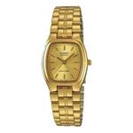 Часы CASIO Stainless Steel Strap Gold Analog, желтый - фото
