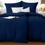 Комплект постельного белья Utopia Bedding, 4 предмета, 135x200/80x80 см, темно-синий - фото 7