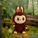 Плюшевая игрушка Pop Mart Labubu Plush Doll, коричневый - фото 3