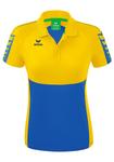 Поло erima Six Wings, цвет new royal/gelb - фото