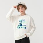 Детская толстовка Jeep, белая (с флисовой подкладкой) - фото 3