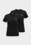 Футболка Calvin Klein Jeans MONOLOGO TEE 2 PACK, Black - фото 5