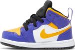 Кроссовки Air Jordan 1 Mid TD Lakers, фиолетовый - фото 3