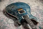 PRS Custom 24 10 Top - Потертый синий кит - фото 23