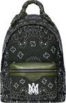 Рюкзак Amiri Canvas Bandana Backpack Black, черный - фото