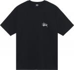 Футболка Stussy Basic Stussy Tee 'Black', черный - фото