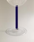 Бокал Zara Home Borosilicate With Coloured Stem 300 мл, синий - фото 4