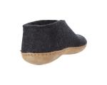 Слипперы Wool Shoe Leather Outsole Glerups, древесный уголь - фото 7