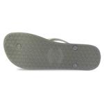 Женские серебряные пляжные шлепанцы на резиновой подошве BRASILERAS, серебро / серебро - фото 5